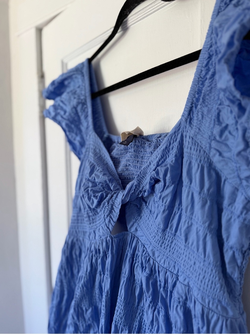 Universal Thread Periwinkle Midi Ruched Dress - Picture 3 of 11